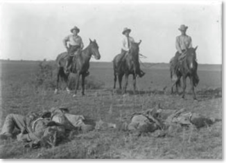 Texas Rangers after the Las Norias Bandit Raid